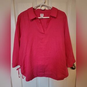 Sigrid Olsen Linen Top